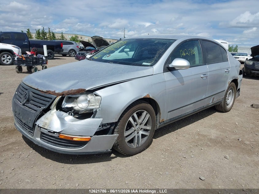 2006 Volkswagen Passat 2.0T/2.0T Base, Удар спереди, IAAI, VIN WVWAK73C76P032635 — фото 2