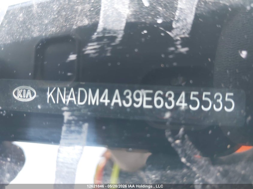 2014 Kia Rio Ex/Ex+/Lx/Lx+/Sx VIN: KNADM4A39E6345535 Lot: 12621846