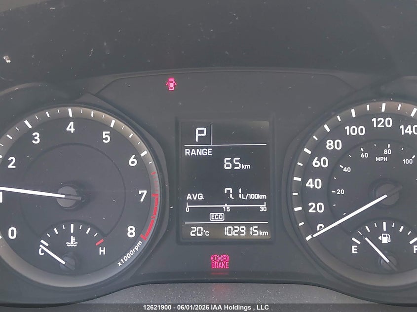 2020 Hyundai Kona Essential VIN: KM8K12AA7LU403880 Lot: 12621900