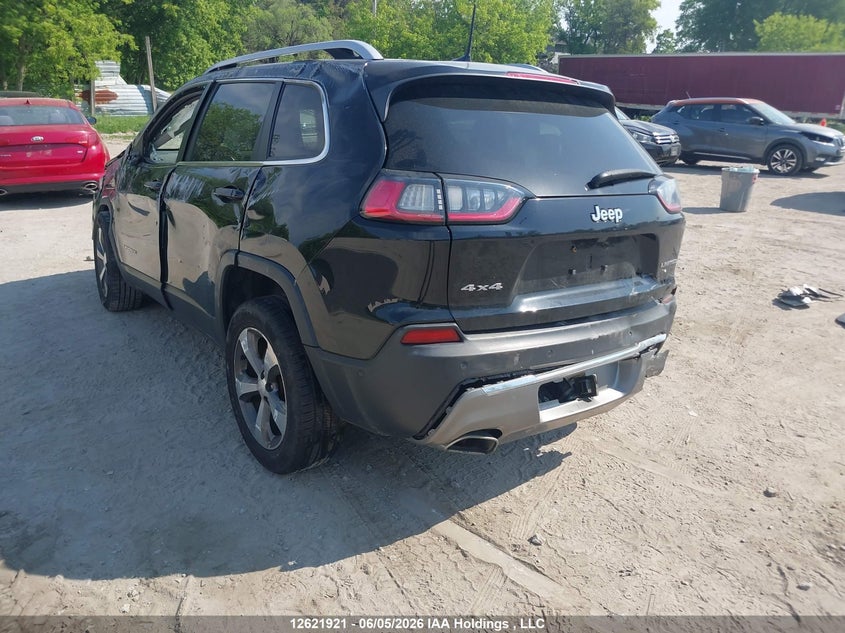 Vin: 1c4pjmdx6kd449804, lot: 3021278, jeep cherokee limited 20193