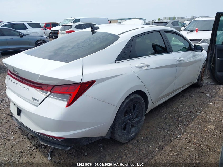 Vin: kmhln4aj9mu004393, lot: 3021334, hyundai elantra hybrid ultimate/ultimate with two-tone interior 20214