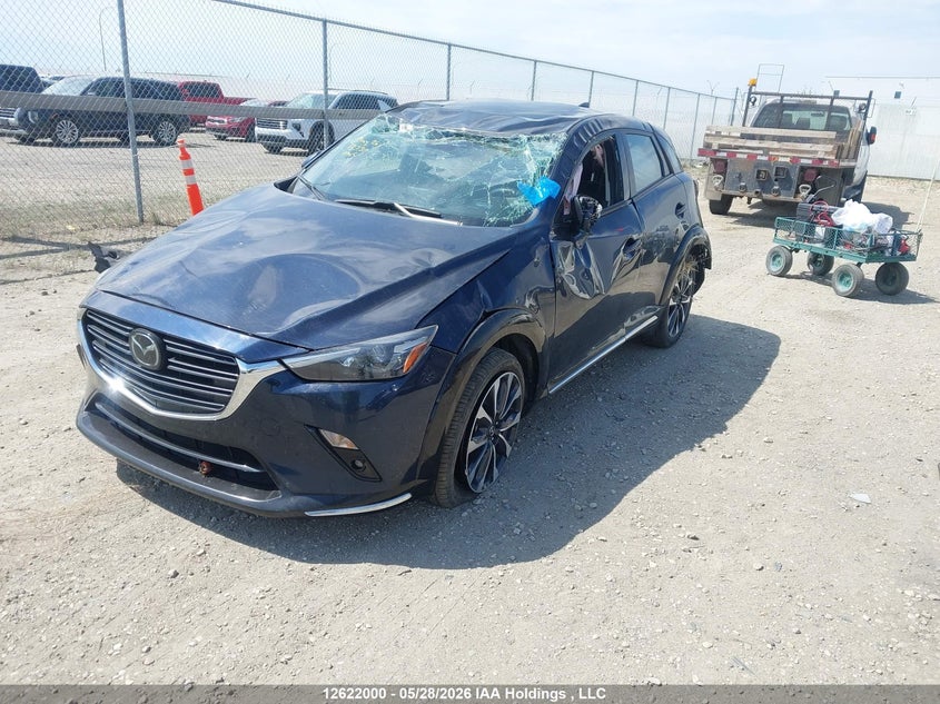 Vin: jm1dkfd7xn1602041, lot: 3021359, mazda cx-3 grand touring 20222