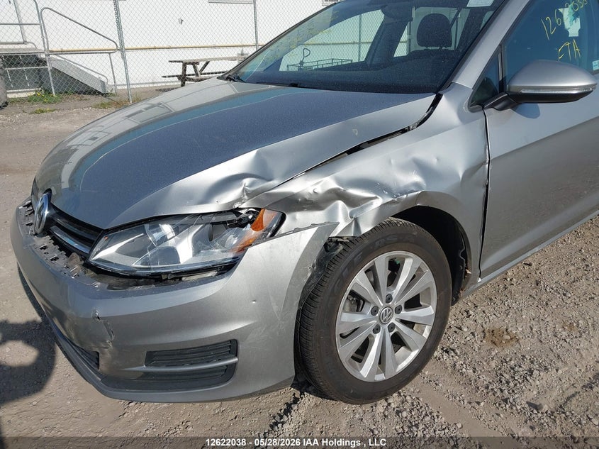 2016 Volkswagen Golf Sportwagen S/Se/Sel/Limited VIN: 3VWC17AU2GM505918 Lot: 12622038