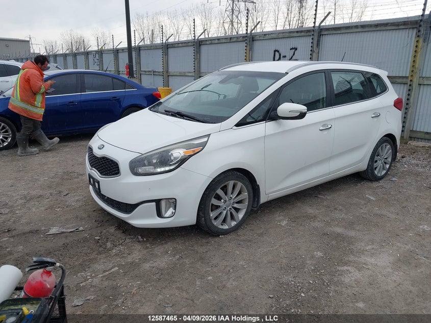 Vin: knahu8a37e7031255, lot: 3021438, kia rondo ex/ex luxury/se 20142