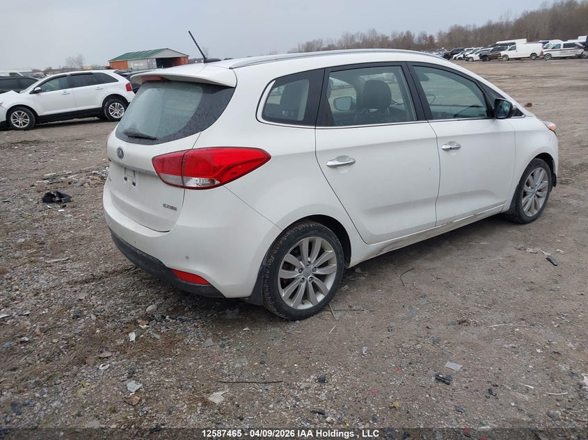 Vin: knahu8a37e7031255, lot: 3021438, kia rondo ex/ex luxury/se 20144