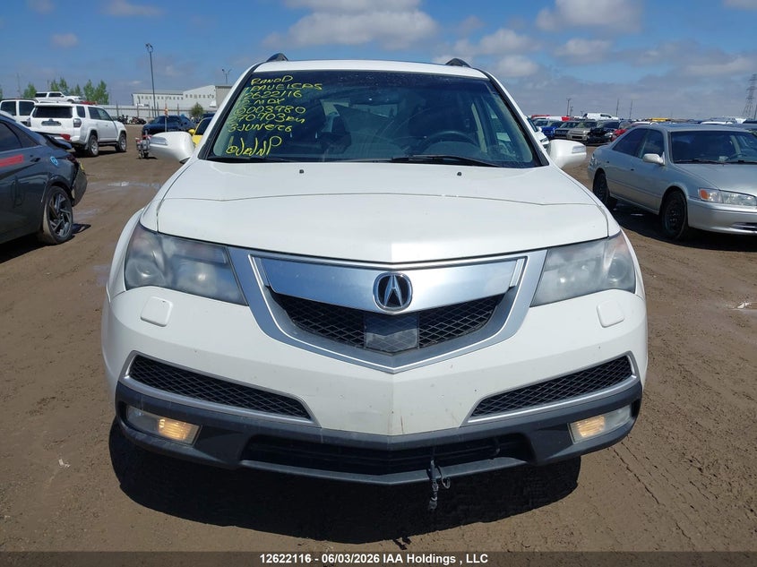 2012 Acura Mdx Elite Package VIN: 2HNYD2H80CH003780 Lot: 12622116