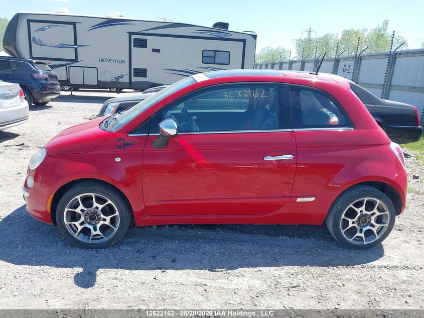 2012 Fiat 500 Lounge VIN: 3C3CFFCR9CT141878 Lot: 12622162
