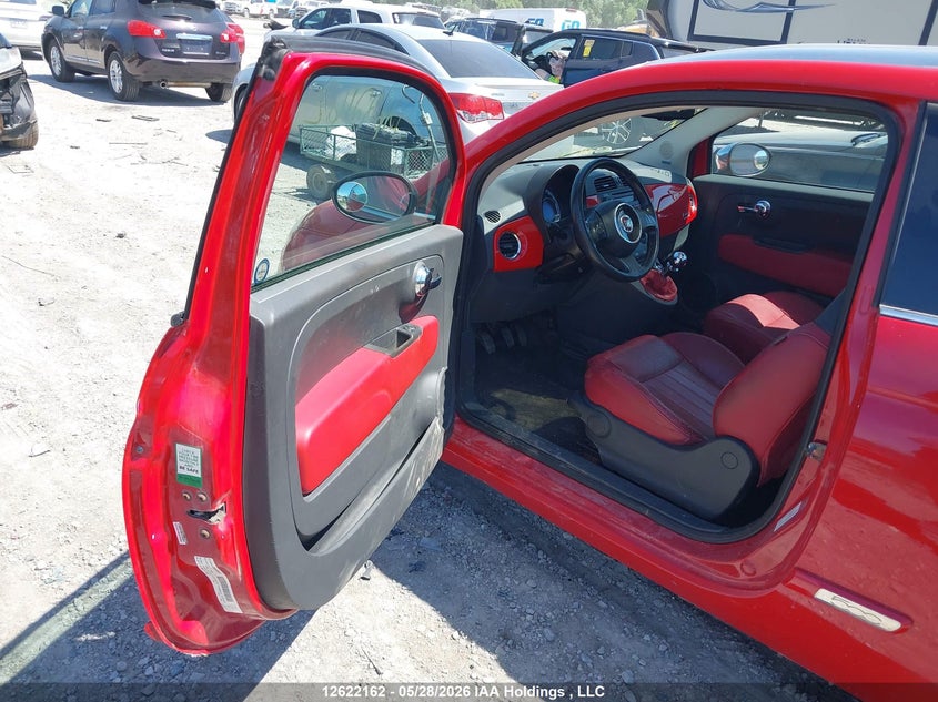 2012 Fiat 500 Lounge VIN: 3C3CFFCR9CT141878 Lot: 12622162