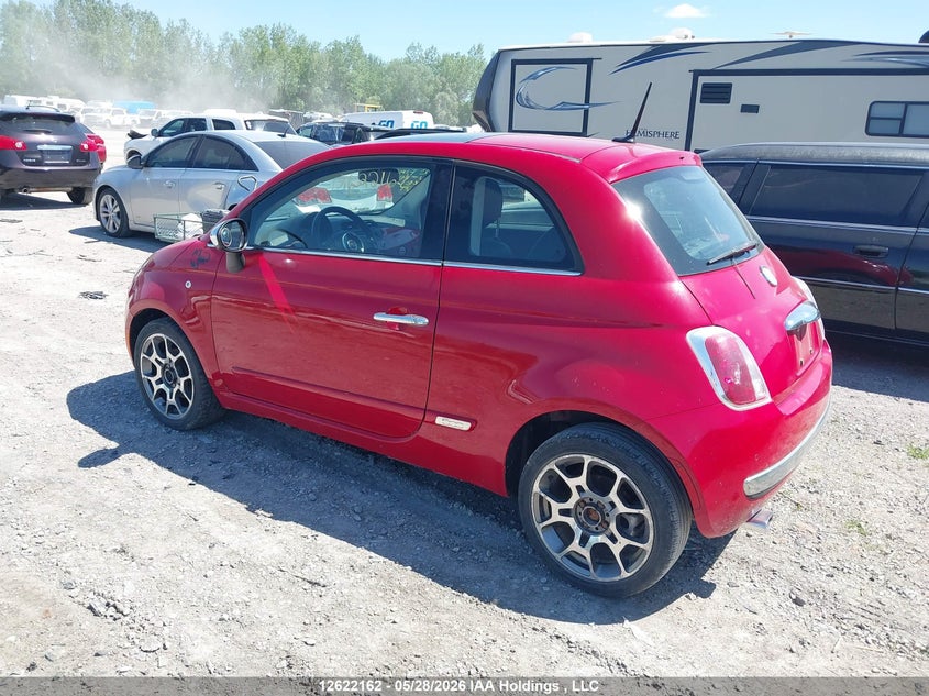 Vin: 3c3cffcr9ct141878, lot: 3021566, fiat 500 lounge 20123