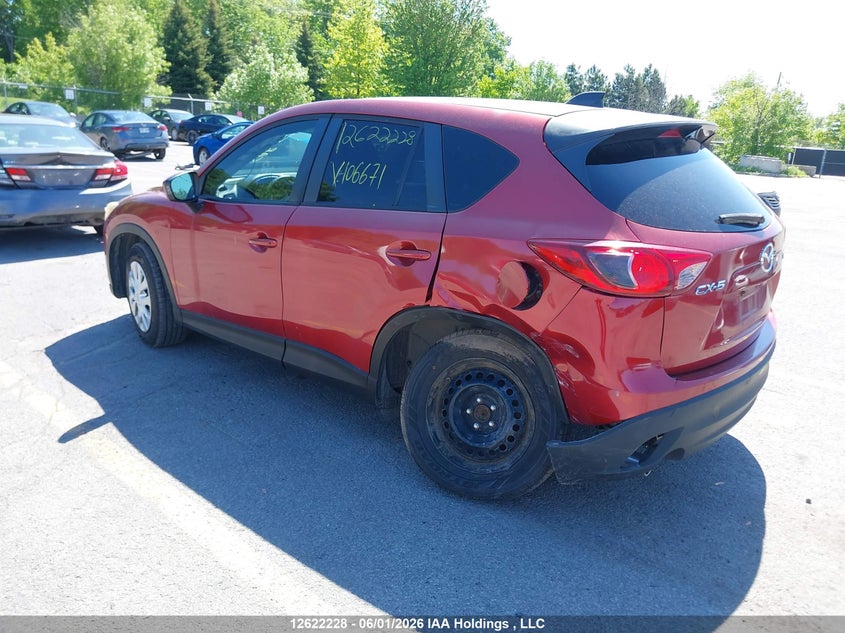 Vin: jm3ke2ce2d0106671, lot: 3021633, mazda cx-5 20133