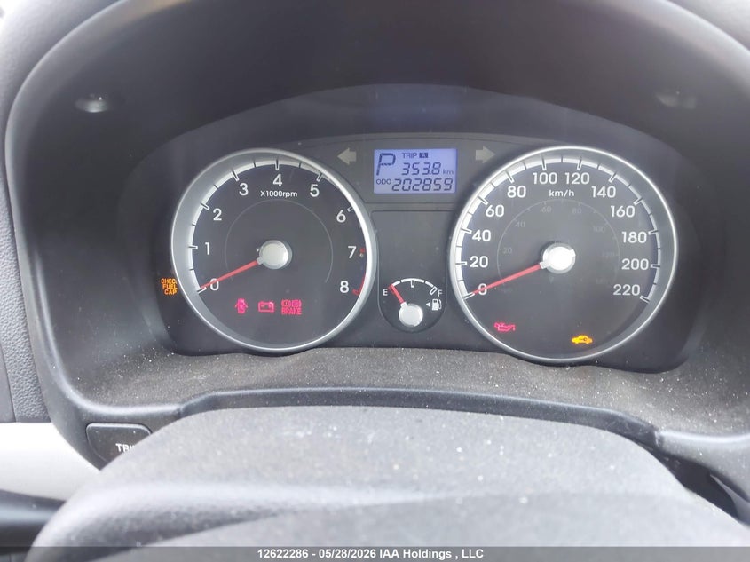 2010 Hyundai Accent Gl VIN: KMHCN4BC1AU509002 Lot: 12622286