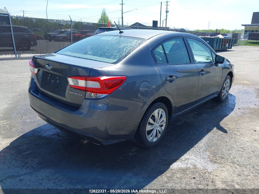 Vin: 4s3gkaa66j3620076, lot: 3021739, subaru impreza convenience 20184