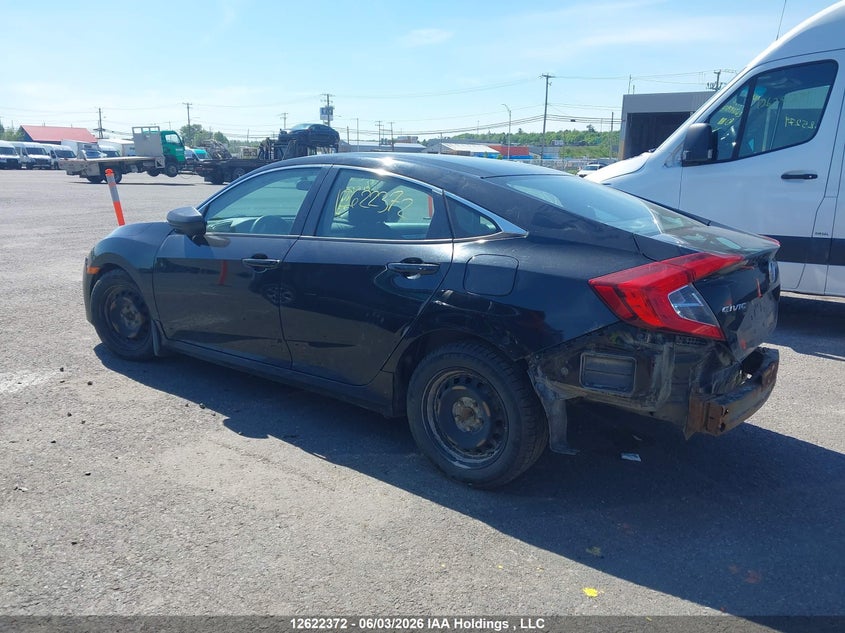 Vin: 2hgfc2f51jh014651, lot: 3021781, honda civic lx 20183