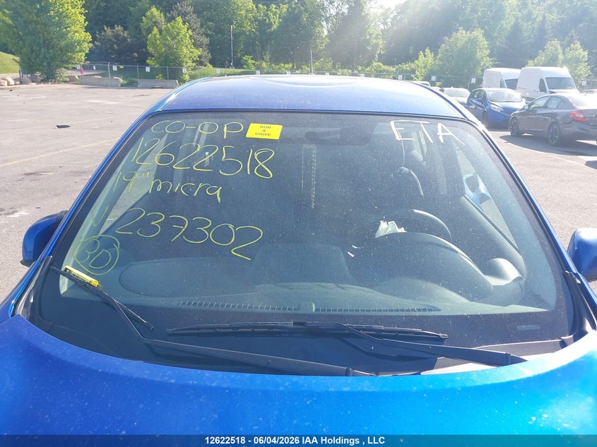 2019 Nissan Micra S/Sr/Sv VIN: 3N1CK3CP1KL237302 Lot: 12622518