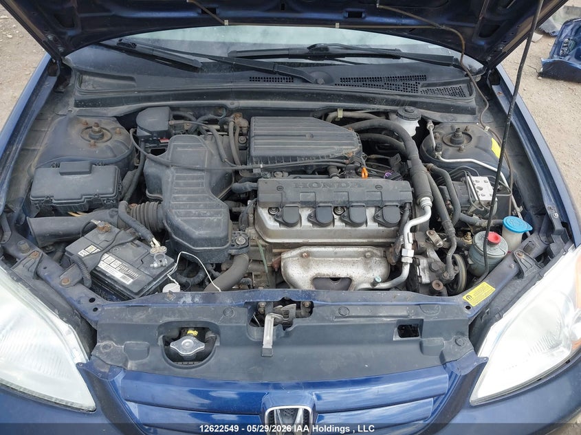 2002 HONDA CIVIC SEDAN 1.7L I-4 115HP