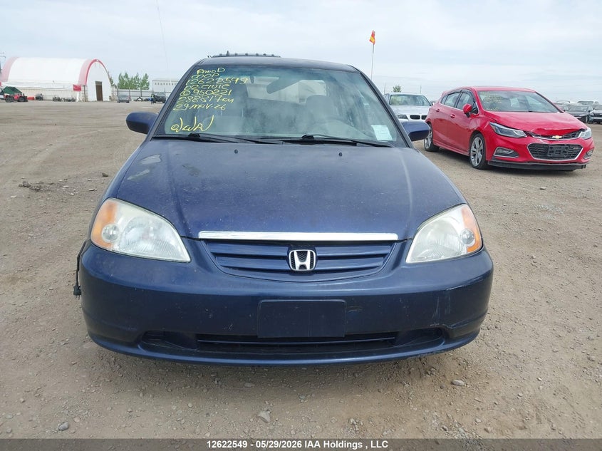 2002 HONDA CIVIC SEDAN 1.7L I-4 115HP