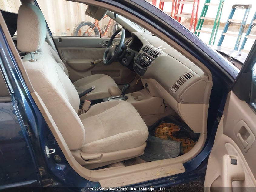 2002 HONDA CIVIC SEDAN 1.7L I-4 115HP