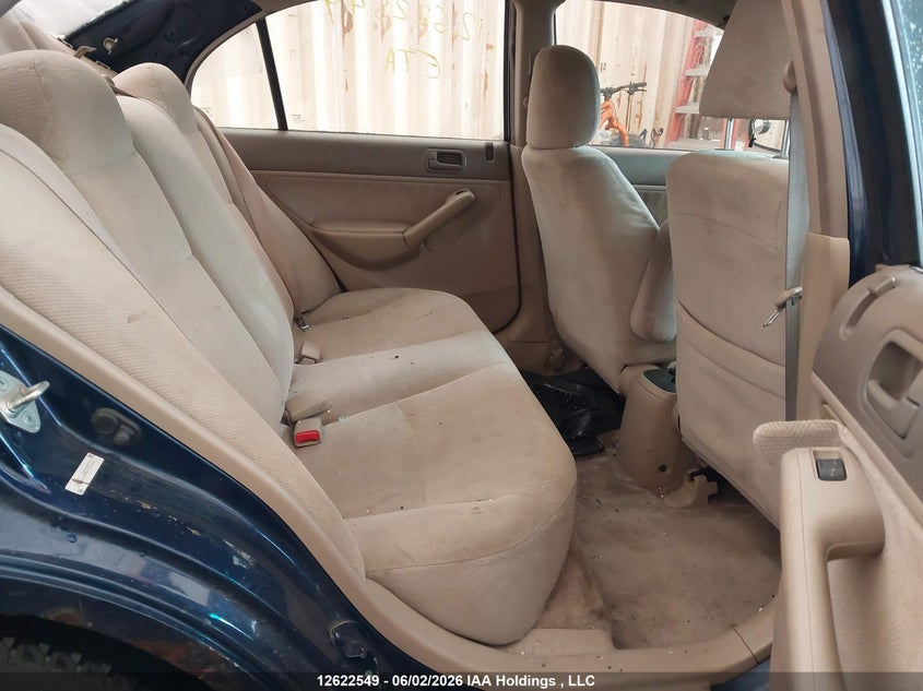 2002 HONDA CIVIC SEDAN 1.7L I-4 115HP