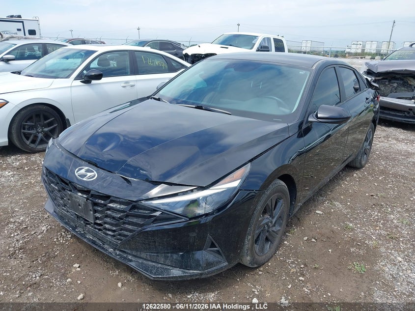 2022 Hyundai Elantra Sel, Rear, IAAI, VIN KMHLM4AG0NU323691 — photo 2
