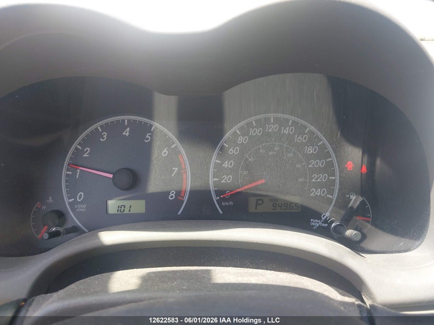 2010 TOYOTA COROLLA SEDAN 1.8L I-4 DOHC, VVT, 132HP