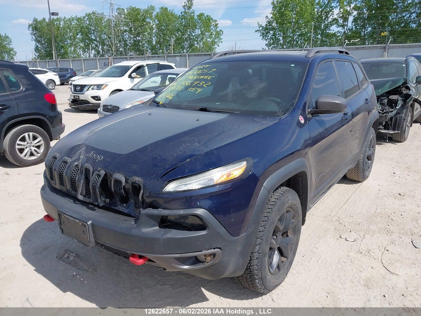 Vin: 1c4pjmbs6gw356932, lot: 3022076, jeep cherokee trailhawk 20162