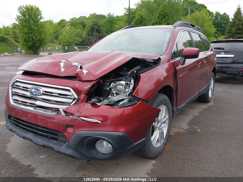 2017 Subaru Legacy, Front, IAAI, VIN 4S4BSCAC6H3397412 — photo 2