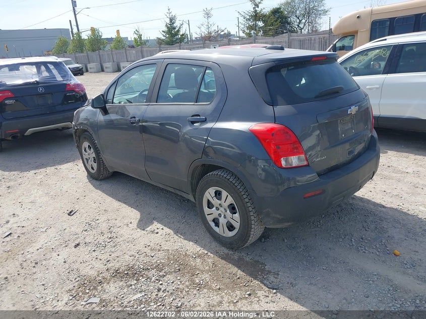 Vin: 3gncjksb5gl254764, lot: 3022124, chevrolet trax ls 20163