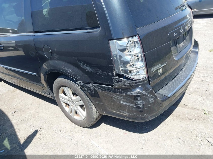 2012 Dodge Caravan 3.6 Crew Black Lot 111012622710 Vin 2C4RDGDG6CR238411