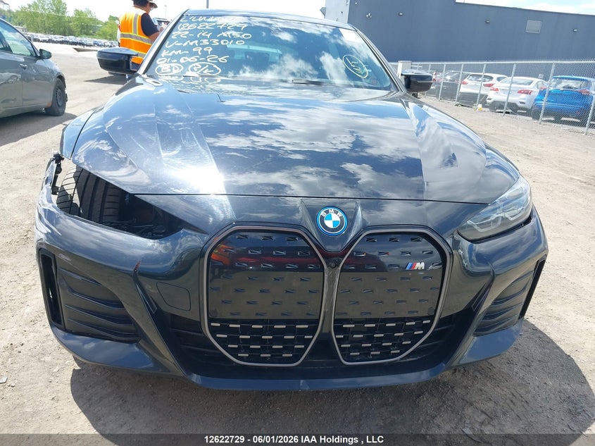2022 BMW I4 M50 VIN: WBY33AW01NFM33010 Lot: 12622729