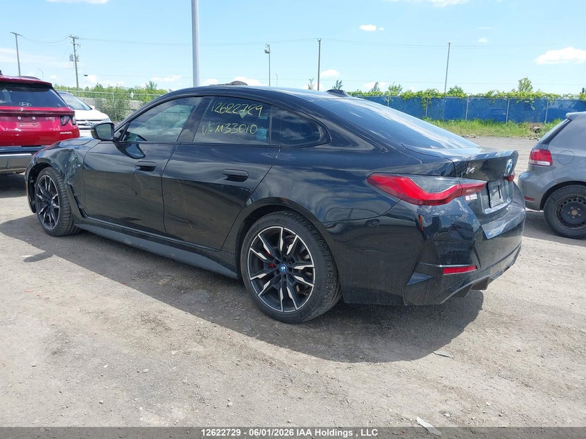 2022 BMW I4 M50 VIN: WBY33AW01NFM33010 Lot: 12622729
