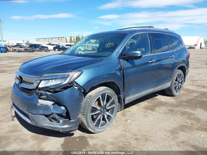2020 Honda Pilot 3.5 Touring 7P blue Lot 111012622814 Vin 5FNYF6H63LB505100