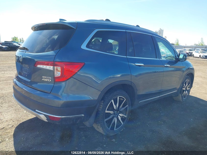 2020 Honda Pilot 3.5 Touring 7P blue Lot 111012622814 Vin 5FNYF6H63LB505100