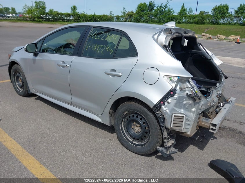 Vin: jtnk4rbe5k3011972, lot: 3022252, toyota corolla se/xse 20193