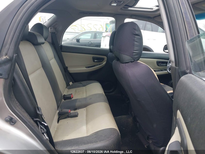 2005 SAAB 9-2X HATCHBACK 2.0L I4 FI SOHC NF4