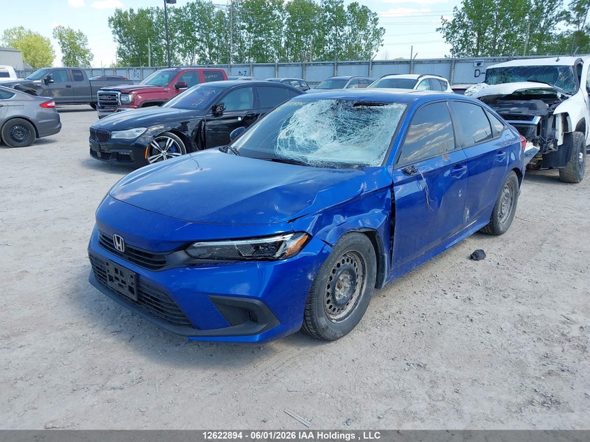 Vin: 2hgfe2f5xnh117874, lot: 3022337, honda civic sport 20222