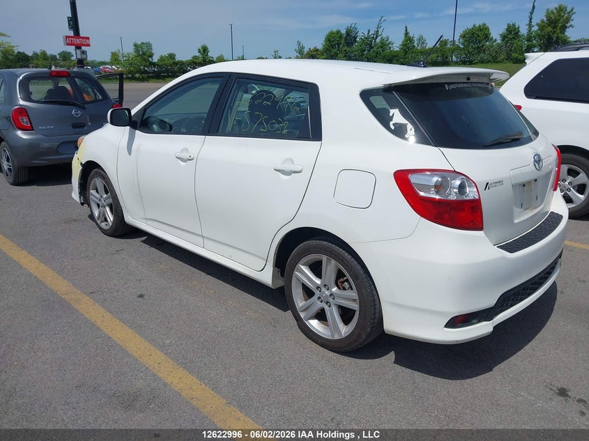 Vin: 2t1ku4ee2bc575038, lot: 3022446, toyota matrix 20113