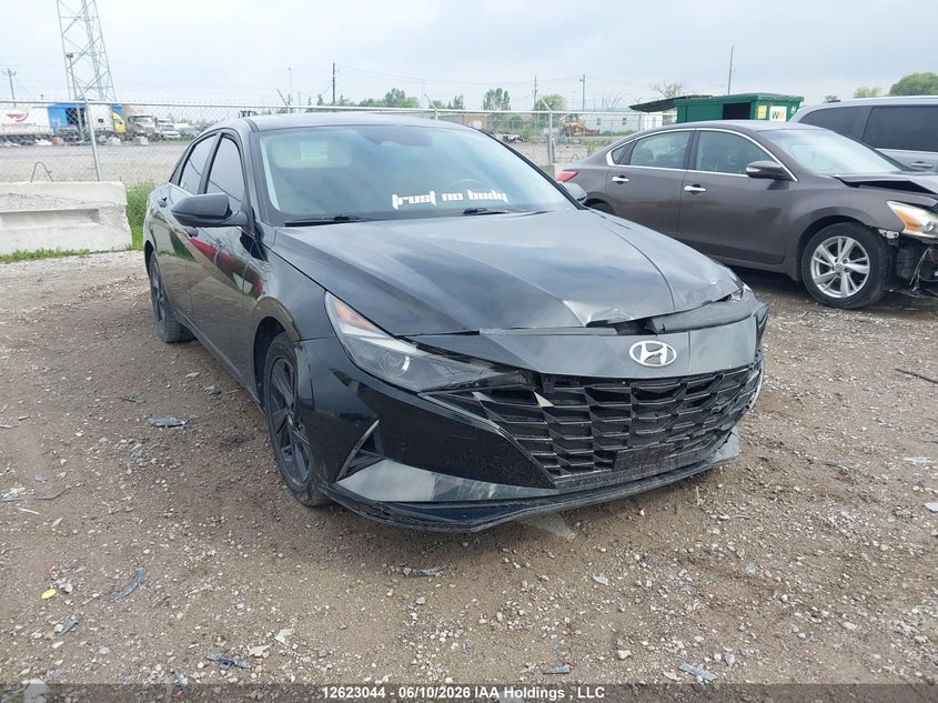 Vin: kmhln4aj9nu032180, lot: 3022494, hyundai elantra hybrid ultimate with two-tone interior 2022 img_1