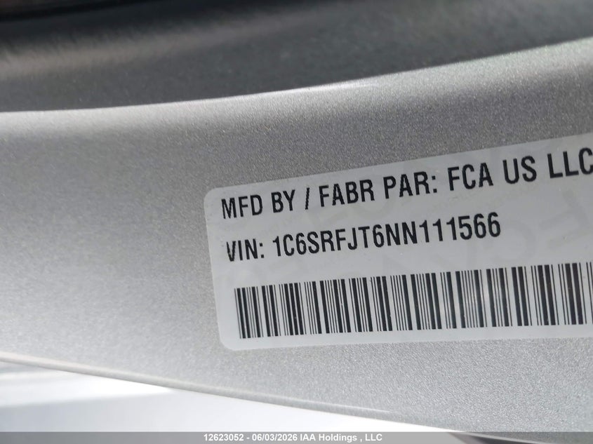 2022 RAM 1500 PICKUP 5.7L V-8 VVT, 395HP