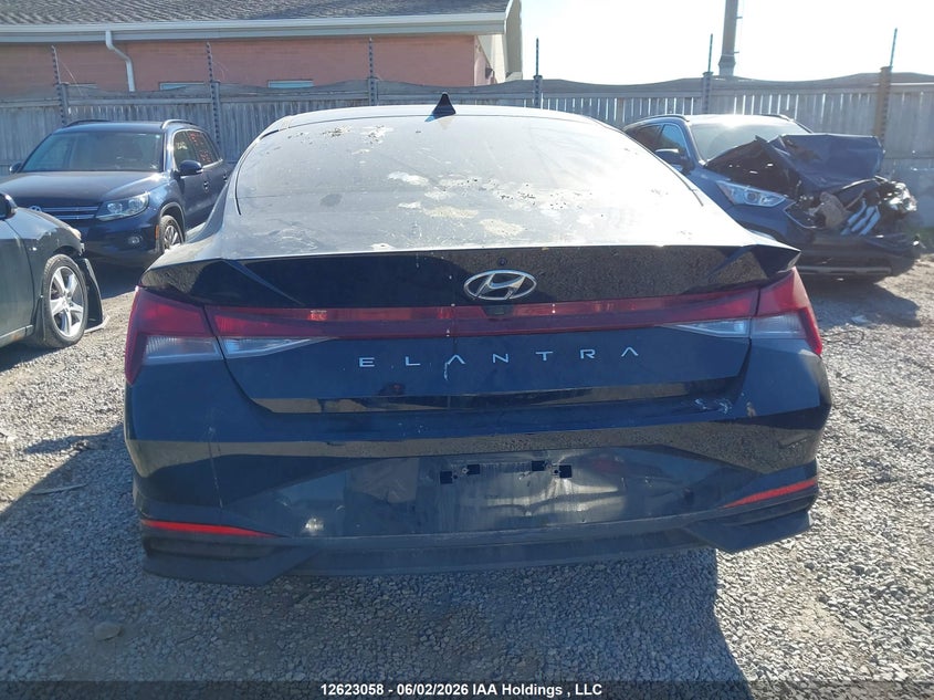 2022 Hyundai Elantra Preferred Ivt VIN: KMHLM4AG5NU323301 Lot: 12623058