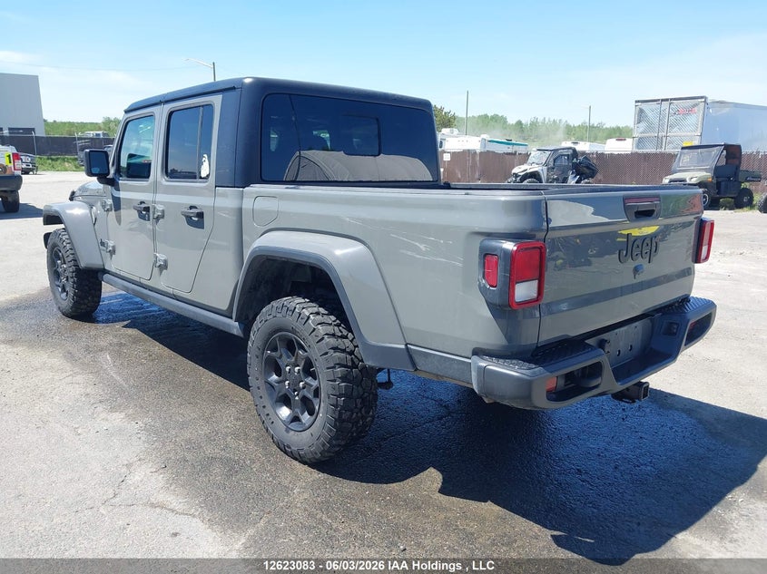2023 Jeep Gladiator 3.6 Sport Grey Lot 111012623083 Vin 1C6HJTAG5PL540036