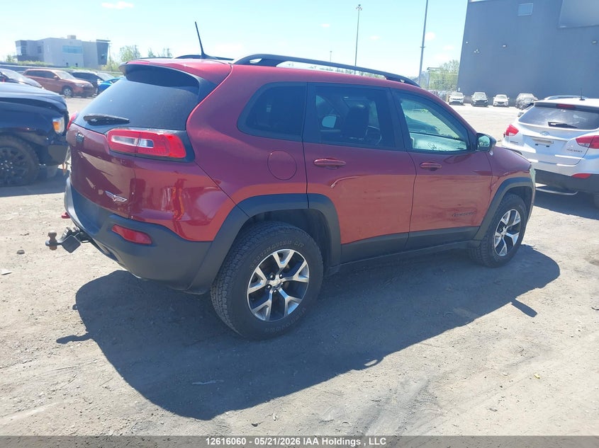Vin: 1c4pjmbs5gw224504, lot: 3022662, jeep cherokee trailhawk 20164