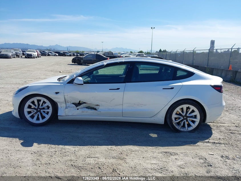 2021 Tesla Model 3 Long Range VIN: 5YJ3E1EBXMF998891 Lot: 12623349