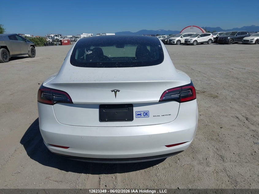 2021 Tesla Model 3 Long Range VIN: 5YJ3E1EBXMF998891 Lot: 12623349
