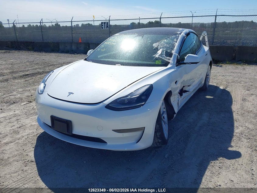 Vin: 5yj3e1ebxmf998891, lot: 3022834, tesla model 3 long range 20212