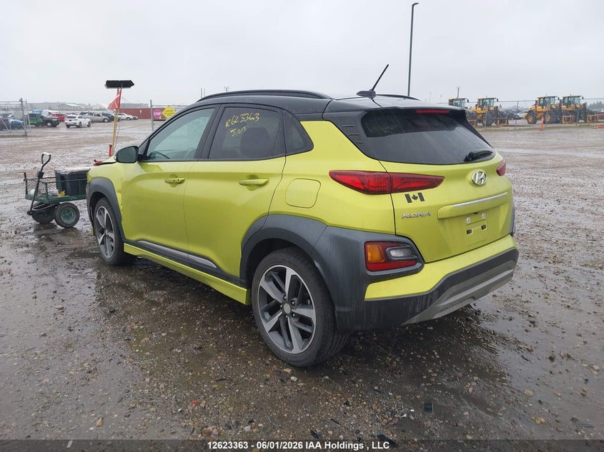 Vin: km8k3ca55lu541145, lot: 3022848, hyundai kona limited 20203