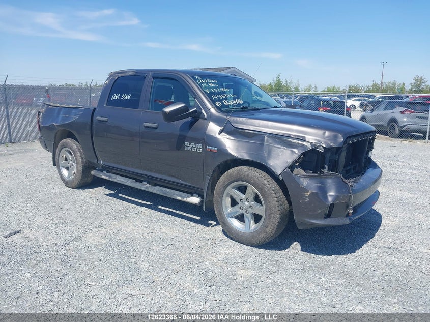 2018 Ram 1500 5.7 Ram St grey Lot 111012623368 Vin 3C6RR7KTXJG151865