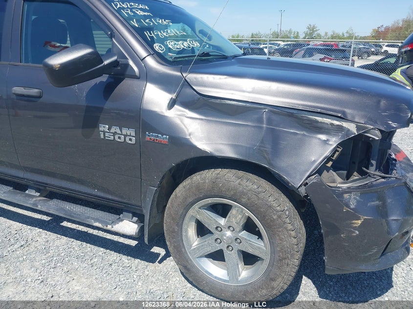 2018 Ram 1500 5.7 Ram St grey Lot 111012623368 Vin 3C6RR7KTXJG151865