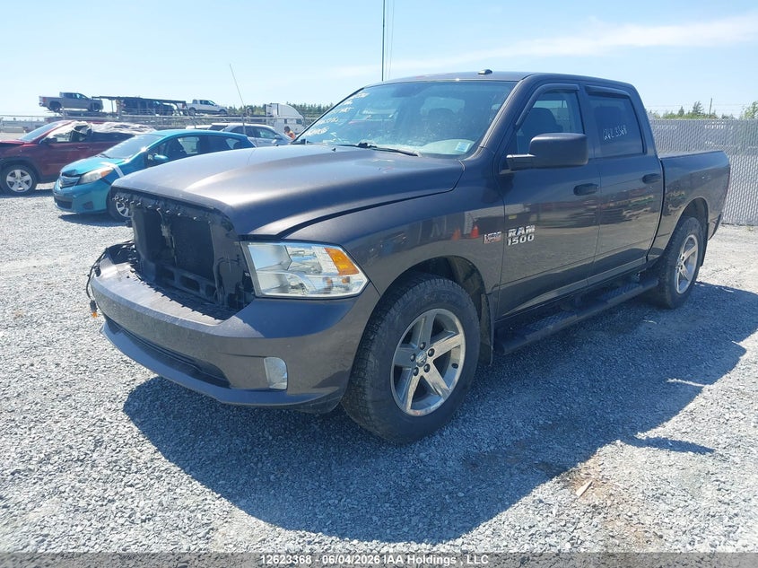 2018 Ram 1500 5.7 Ram St grey Lot 111012623368 Vin 3C6RR7KTXJG151865