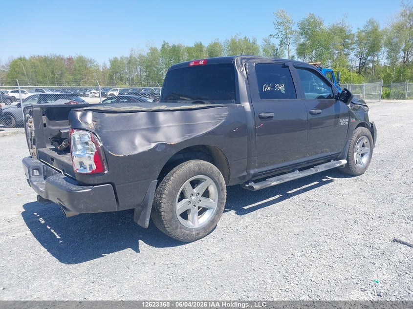 2018 Ram 1500 5.7 Ram St grey Lot 111012623368 Vin 3C6RR7KTXJG151865