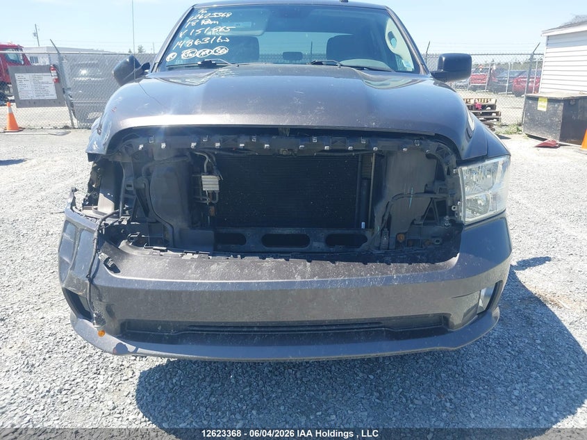 2018 Ram 1500 5.7 Ram St grey Lot 111012623368 Vin 3C6RR7KTXJG151865